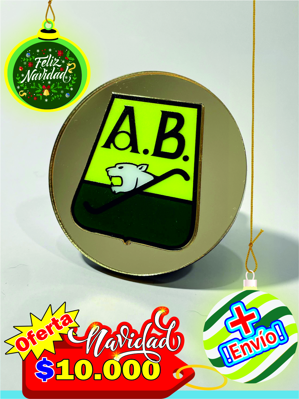 Imán de nevera del Atlético Bucaramanga